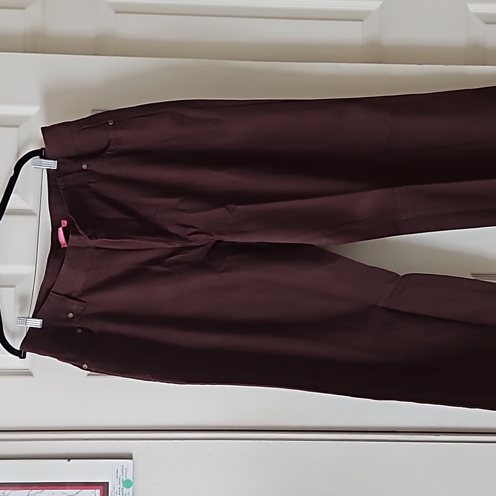 Woman Within, Brown Jeans ,22W,Natural Fit.